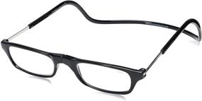 img 4 attached to 👓 CliC Magnetic Closure Reading Glasses XXL with Adjustable Headband Black 1.50: Ultimate Comfort and Convenience in Stylish Eyewear