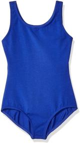 img 2 attached to 👗 Capezio High-neck Tank Leotard for Girls: Stylish and Comfortable Dancewear