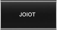 🔌 joiot portable ssd 120gb external solid state drive - fast speed flash drive ssd | type c usb 3.1 | gaming windows mac os pc mackbook ps4 xbox one (black) logo