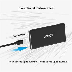 img 2 attached to 🔌 Портативный SSD JOIOT 120 ГБ внешний твердотельный накопитель - Быстрый флеш-накопитель SSD | Тип C USB 3.1 | Игровая платформа Windows Mac OS PC Mackbook PS4 Xbox One (Черный)