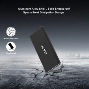 img 3 attached to 🔌 Портативный SSD JOIOT 120 ГБ внешний твердотельный накопитель - Быстрый флеш-накопитель SSD | Тип C USB 3.1 | Игровая платформа Windows Mac OS PC Mackbook PS4 Xbox One (Черный)