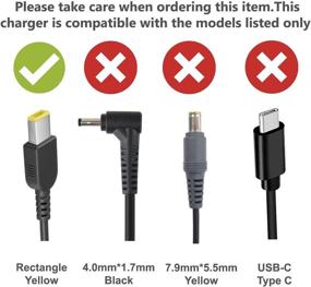 img 3 attached to 💡 Lenovo Thinkpad 11e, Yoga 11e Chromebook AC Adapter Charger