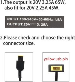 img 1 attached to 💡 Lenovo Thinkpad 11e, Yoga 11e Chromebook AC Adapter Charger