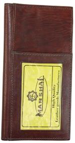 img 3 attached to Quality Men's Leather Bifold Checkbook Covers - Essential Accessories for Men