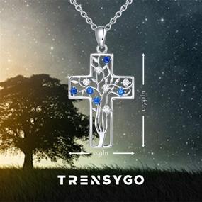 img 3 attached to 🌳 Exquisite 925 Sterling Silver Jewelry: Star of David, Tree of Life Necklace & Earrings - Perfect Gifts for Birthdays, Hanukkah, Christmas, Thanksgiving & Jewish Celebrations