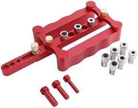 img 2 attached to 🔩 Yaegoo Self Centering Doweling Jig Kit - Ultimate Wood Dowel Hole Drilling Guide Locator Tool Set: 6/8/10mm