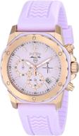 🌟 stylish bulova women's gold-tone steel watch with purple rubber band - 98m118 logo