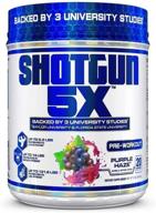 💪 maximize your workout performance with vpx shotgun 5x pre workout supplement - purple haze flavor - 20 servings logo