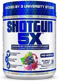 img 4 attached to 💪 Maximize Your Workout Performance with VPX Shotgun 5X Pre Workout Supplement - Purple Haze Flavor - 20 Servings