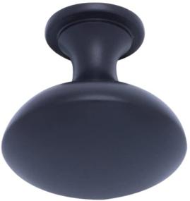 img 3 attached to 🔘 10-Pack of Amazon Basics 1.18-inch Diameter Round Cabinet Knobs in Flat Black Finish