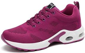 img 4 attached to FJPTREN Running Fashion Sneakers Training Women's Shoes