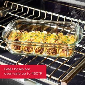 img 2 attached to 🔒 Rubbermaid Brilliance Glass Storage Set - 4 Medium Containers with Lids (8-Piece Total), BPA-Free & Leak Proof