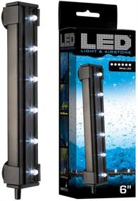 img 3 attached to 🐠 ViaAqua 6in 1.8W White LED Light & Airstone – Illuminate and Aerate Your Aquarium in Style!