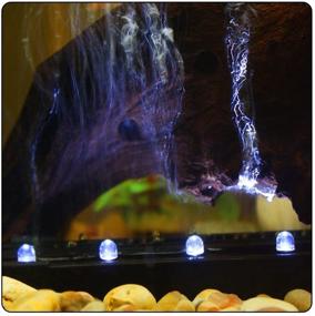 img 2 attached to 🐠 ViaAqua 6in 1.8W White LED Light & Airstone – Illuminate and Aerate Your Aquarium in Style!