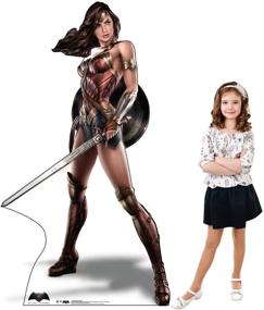 img 2 attached to 🦸 Premium Cardboard Cutout Standup: Wonder Woman Life Size - Batman V Superman: Dawn of Justice (2016)