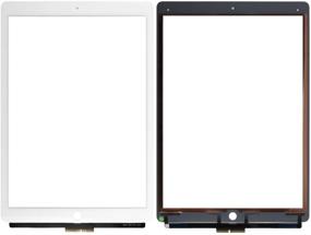 img 1 attached to 📱 iPad Pro 12.9 2015 1st Generation A1652 A1584 Touch Screen Replacement Kit | Touchscreen Digitizer Sensor Panel Lens + Tempered Glass + Free Repair Tools (White) | Compatible with iPad Pro 12.9 2015 1st Gen (Without LCD)