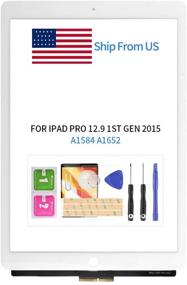 img 4 attached to 📱 iPad Pro 12.9 2015 1st Generation A1652 A1584 Touch Screen Replacement Kit | Touchscreen Digitizer Sensor Panel Lens + Tempered Glass + Free Repair Tools (White) | Compatible with iPad Pro 12.9 2015 1st Gen (Without LCD)