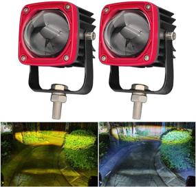 img 4 attached to Motorcycle Driving Waterproof OffRoad Auxiliary Lights & Lighting Accessories