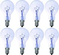 💡 ge reveal 76612 40-watt, 285-lumen a15 light bulb - candelabra base 8-pack logo