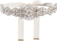 💎 yanstar stunning handmade rhinestone bridal belt - elegant sash belt for bridesmaid dress logo