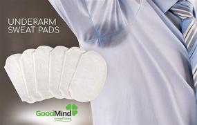 img 2 attached to 👕 24pcs/12pairs Underarm Sweat Pads: Stay Fresh, Protect Shirt from Sweat Spots or Stains, Combat Excessive Sweating with Disposable Individually Packed Cotton Pads.