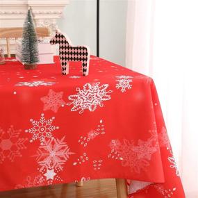 img 4 attached to Miki Christmas Rectangle Table Cloth