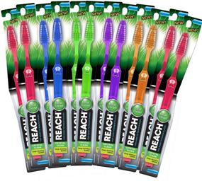 img 1 attached to Top-rated Reach Crystal Clean Toothbrush Firm - Value Pack of 12