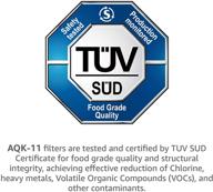 ☕ aquacrest tüv süd certified dls c002 coffee water filter: enhance de'longhi 5513292811 & more (pack of 2) logo