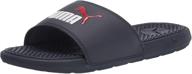 👟 puma unisex castlerock slide sandal for boys - latest shoes collection logo