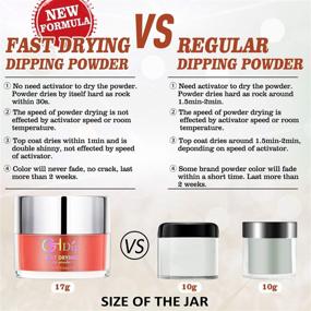 img 2 attached to 💅 Получите блестящие ногти с набором для начинающих GH Dipping Powder - 12 цветов глиттера для ногтей для впечатляющего маникюра (база, верхнее покрытие и активатор не включены) G6605.