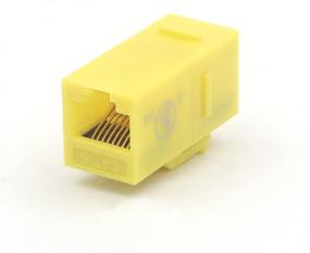 img 3 attached to 🔗 Желтый разъем UL Listed VCE CAT6-переходник RJ45 Female to Female Ethernet Insert Jack UTP Network Inline Connector - пакет из 5 штук