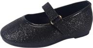 glitter ballerina shoes for toddler girls - wells collection flats logo