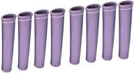 🔥 sbc bbc 1200° spark plug wire boots heat shield protector sleeve - set of 8 pcs, purple logo