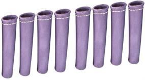 img 4 attached to 🔥 SBC BBC 1200° Spark Plug Wire Boots Heat Shield Protector Sleeve - Set of 8 PCS, Purple