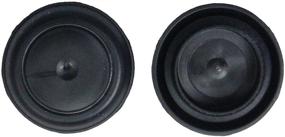img 3 attached to 🔌 Industrial Hardware: Flush Mount Black Rubber Plugs