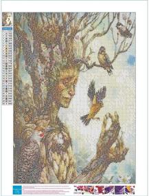 img 3 attached to Dive into DIY Bliss with the Tree People: 5D Diamond Painting Kit for Stunning Home Wall Decor!