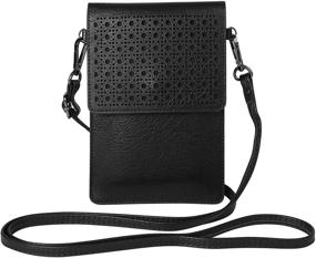 img 3 attached to Screen Leather Crossover Cellphone Shoulder Women's Handbags & Wallets and Shoulder Bags