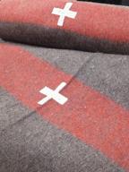 swiss army reproduction wool blanket logo