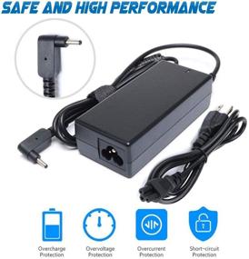 img 3 attached to 65W Ac Adapter/Laptop Charger/Power Supply for Acer Spin Series SP111 SP314 SP315 SP513: Perfect Fit for SP513-54N-74V2 SP314-21-R56W SP314-54N-58Q7 SP314-54N-77L5 54N-50W3 54N-74V2 SP314-53N-77AJ SP111-33-P1XD