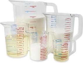 img 1 attached to 🔳 Clear 1-Cup Rubbermaid Commercial Bouncer Measuring Cup (FG321000CLR)