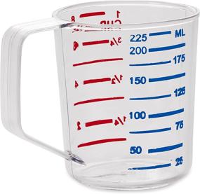 img 2 attached to 🔳 Clear 1-Cup Rubbermaid Commercial Bouncer Measuring Cup (FG321000CLR)