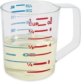 img 3 attached to 🔳 Clear 1-Cup Rubbermaid Commercial Bouncer Measuring Cup (FG321000CLR)