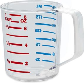 img 4 attached to 🔳 Clear 1-Cup Rubbermaid Commercial Bouncer Measuring Cup (FG321000CLR)