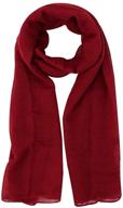 🧣 вишневая зимняя модная шарфик для девочек - аксессуары и модные шарфы labanca логотип