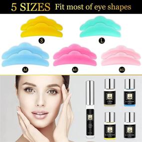 img 1 attached to 👁️ Lash Lift Kit with Upgraded Glue - Professional Eyelash Perm Set for Salon, Eyelash Curling, Lash Extensions, Semi-Permanent Curling Perming Wave