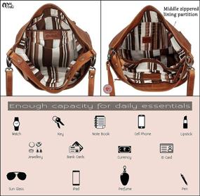 img 3 attached to Handbags Designer Shoulder Mou Meraki