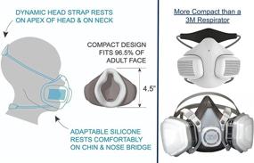 img 3 attached to 🔌 ATMOBLUE Electric Mask: Lightweight & High Demand Protection