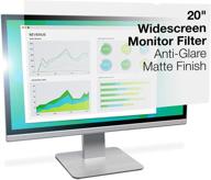 🖥️ 3m ag200w9b privacy filter for 20-inch widescreen monitor - anti-glare & clear logo