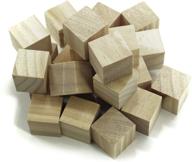 wooden square blocks puzzle making crafting logo
