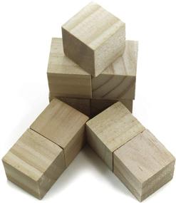 img 1 attached to Wooden Square Blocks Puzzle Making Crafting